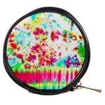 Pattern Decorated Schoolbus Tie Dye Mini Makeup Bags Front