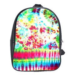 Pattern Decorated Schoolbus Tie Dye School Bags(large) 