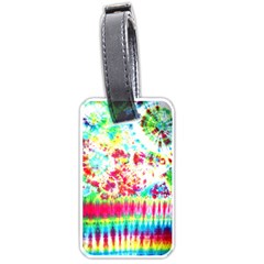 Pattern Decorated Schoolbus Tie Dye Luggage Tags (one Side) 