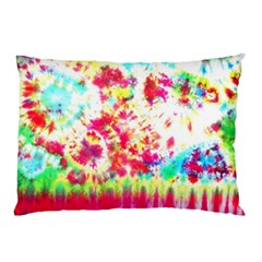 Pattern Decorated Schoolbus Tie Dye Pillow Case (two Sides) by Amaryn4rt