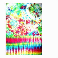 Pattern Decorated Schoolbus Tie Dye Small Garden Flag (two Sides)