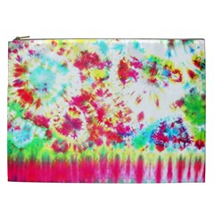 Pattern Decorated Schoolbus Tie Dye Cosmetic Bag (xxl)  by Amaryn4rt