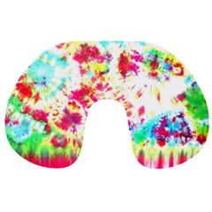 Pattern Decorated Schoolbus Tie Dye Travel Neck Pillows