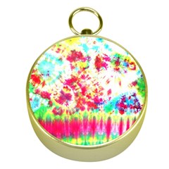 Pattern Decorated Schoolbus Tie Dye Gold Compasses