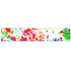 Pattern Decorated Schoolbus Tie Dye Flano Scarf (large)