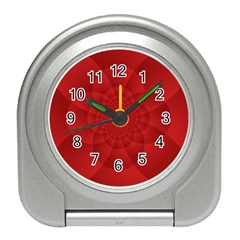 Psychedelic Art Red  Hi Tech Travel Alarm Clocks