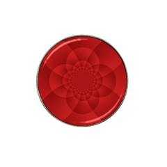 Psychedelic Art Red  Hi Tech Hat Clip Ball Marker (10 Pack)