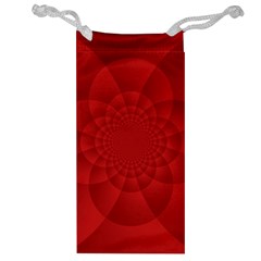 Psychedelic Art Red  Hi Tech Jewelry Bag