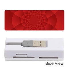 Psychedelic Art Red  Hi Tech Memory Card Reader (stick) 