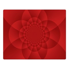 Psychedelic Art Red  Hi Tech Double Sided Flano Blanket (large) 