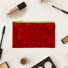 Psychedelic Art Red  Hi Tech Cosmetic Bag (xs)