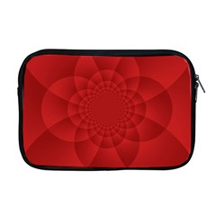 Psychedelic Art Red  Hi Tech Apple Macbook Pro 17  Zipper Case