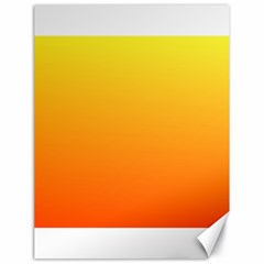 Rainbow Yellow Orange Background Canvas 18  X 24  