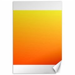 Rainbow Yellow Orange Background Canvas 20  X 30  