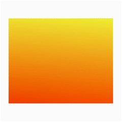 Rainbow Yellow Orange Background Small Glasses Cloth (2-side)