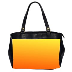 Rainbow Yellow Orange Background Office Handbags (2 Sides)  by Amaryn4rt