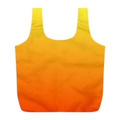 Rainbow Yellow Orange Background Full Print Recycle Bags (l) 