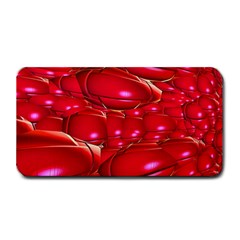 Red Abstract Cherry Balls Pattern Medium Bar Mats