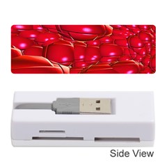 Red Abstract Cherry Balls Pattern Memory Card Reader (stick)  by Amaryn4rt