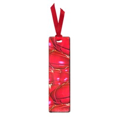 Red Abstract Cherry Balls Pattern Small Book Marks