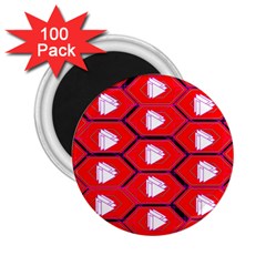 Red Bee Hive 2 25  Magnets (100 Pack) 