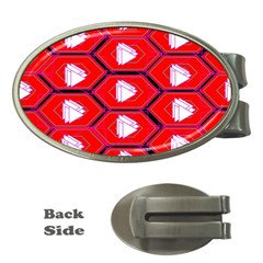 Red Bee Hive Money Clips (oval) 