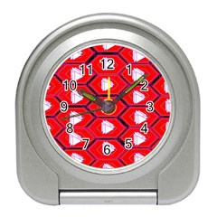 Red Bee Hive Travel Alarm Clocks by Amaryn4rt