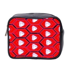 Red Bee Hive Mini Toiletries Bag 2-side