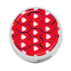 Red Bee Hive 4-port Usb Hub (one Side)