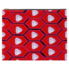 Red Bee Hive Cosmetic Bag (xxxl)  by Amaryn4rt