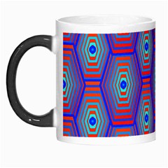 Red Blue Bee Hive Morph Mugs by Amaryn4rt