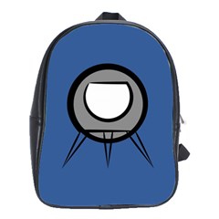 Rocket Ship App Icon School Bags(large)  by Amaryn4rt