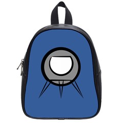 Rocket Ship App Icon School Bags (small) 