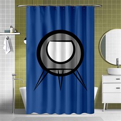 Rocket Ship App Icon Shower Curtain 48  X 72  (small)  by Amaryn4rt