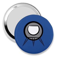 Rocket Ship App Icon 3  Handbag Mirrors by Amaryn4rt