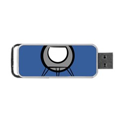 Rocket Ship App Icon Portable Usb Flash (two Sides) by Amaryn4rt