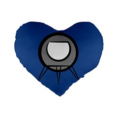 Rocket Ship App Icon Standard 16  Premium Heart Shape Cushions by Amaryn4rt