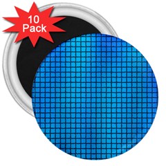 Seamless Blue Tiles Pattern 3  Magnets (10 Pack)  by Amaryn4rt