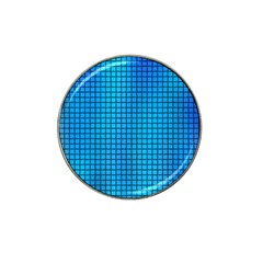 Seamless Blue Tiles Pattern Hat Clip Ball Marker