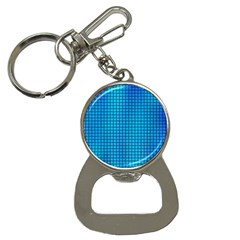 Seamless Blue Tiles Pattern Button Necklaces