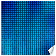 Seamless Blue Tiles Pattern Canvas 16  X 16  