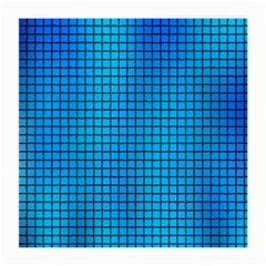 Seamless Blue Tiles Pattern Medium Glasses Cloth by Amaryn4rt