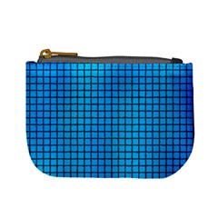 Seamless Blue Tiles Pattern Mini Coin Purses by Amaryn4rt