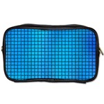 Seamless Blue Tiles Pattern Toiletries Bags Front