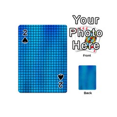 Seamless Blue Tiles Pattern Playing Cards 54 (mini) 