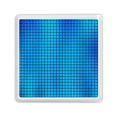 Seamless Blue Tiles Pattern Memory Card Reader (square) 