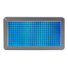 Seamless Blue Tiles Pattern Memory Card Reader (mini)