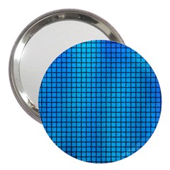 Seamless Blue Tiles Pattern 3  Handbag Mirrors