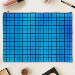 Seamless Blue Tiles Pattern Cosmetic Bag (xxxl)  by Amaryn4rt