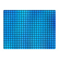 Seamless Blue Tiles Pattern Double Sided Flano Blanket (mini) 